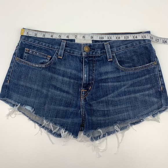 Current Ellito High Rise Shorts Denim Cut off  26 - Picture 7 of 9